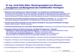 Der WissensWert – Rohstoff und Ressource Wissen im Geschäft