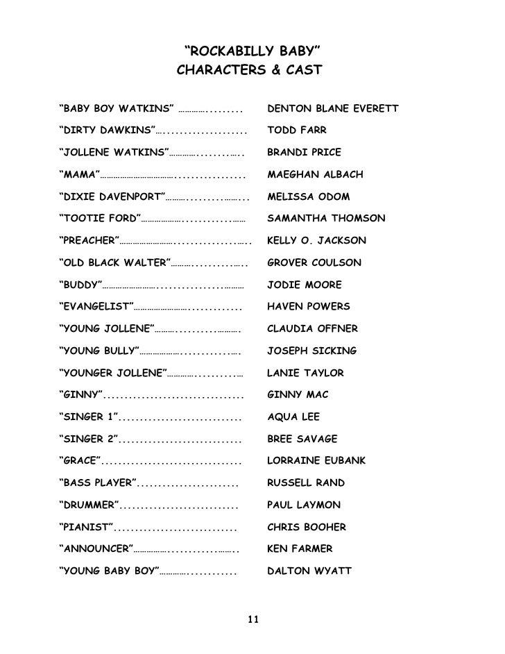 Rockabilly Baby Press Kit