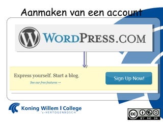 Aanmaken van een account 