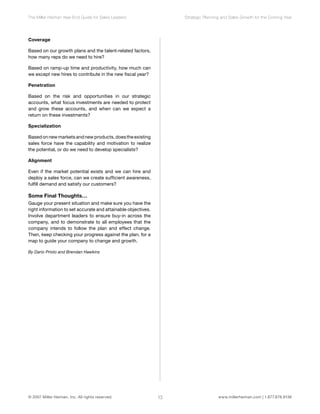 Year End Guide For Sales Leaders