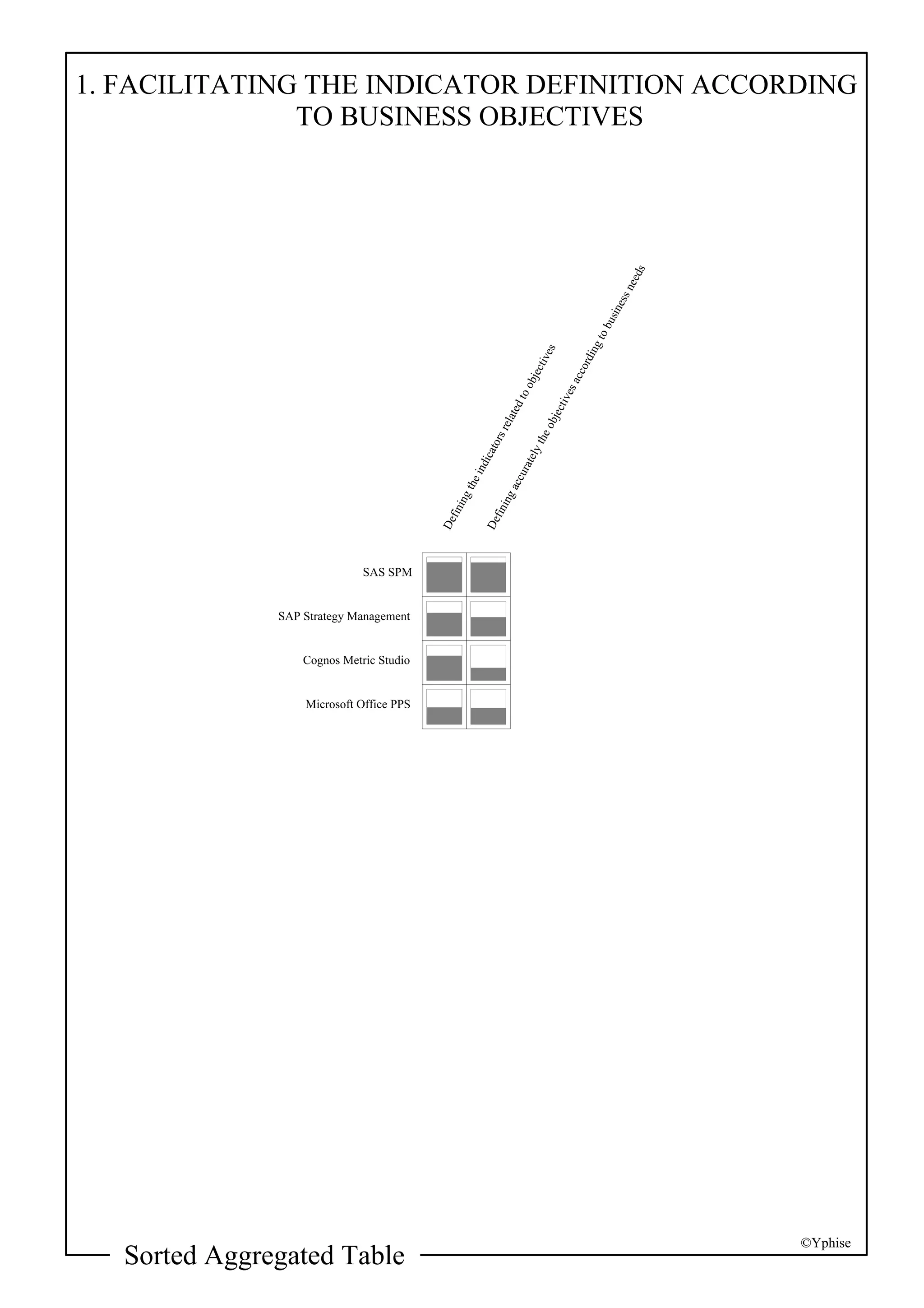 Yphise Software Product Assessment, Strategy Management, December 2008