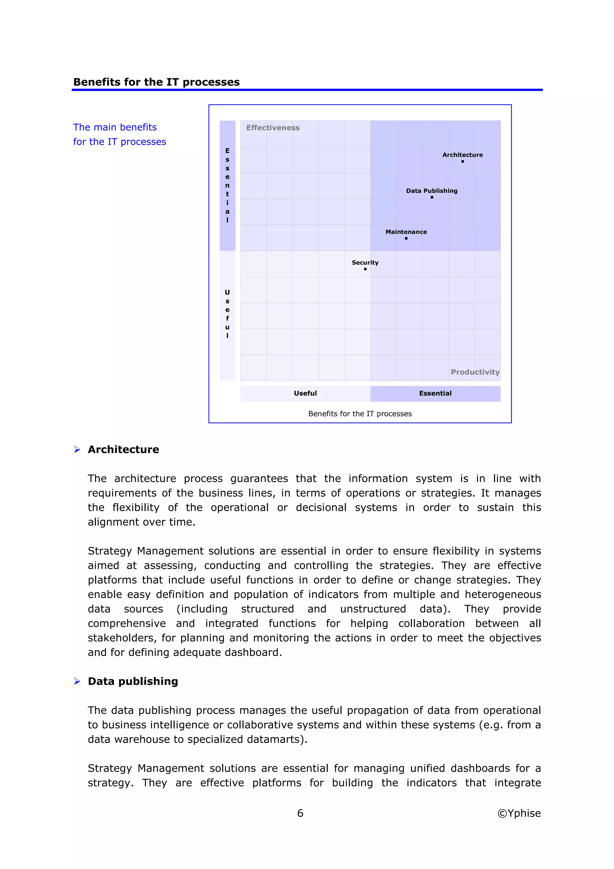 Yphise Software Product Assessment, Strategy Management, December 2008