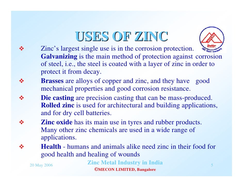 Zn India Metal Bulletin, London May06