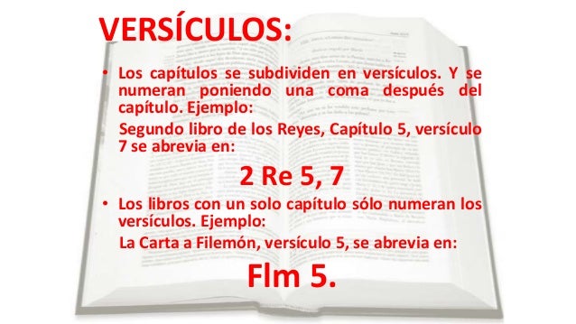 Como Buscar En La Biblia Los Capitulos Y Versiculos