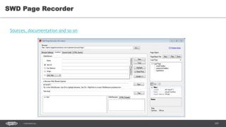 107CONFIDENTIAL
SWD Page Recorder
Sources, documentation and so on
 