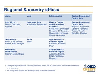 Regional & country offices
Africa                               Asia                                 Latin America        ...