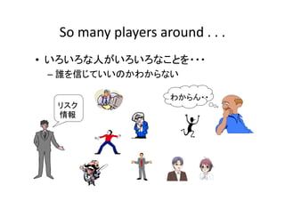 So many players around . . .
? ˤʤȤ???
 C lŤƤΤ狼ʤ

                    狼??
  ꥹ
  
 