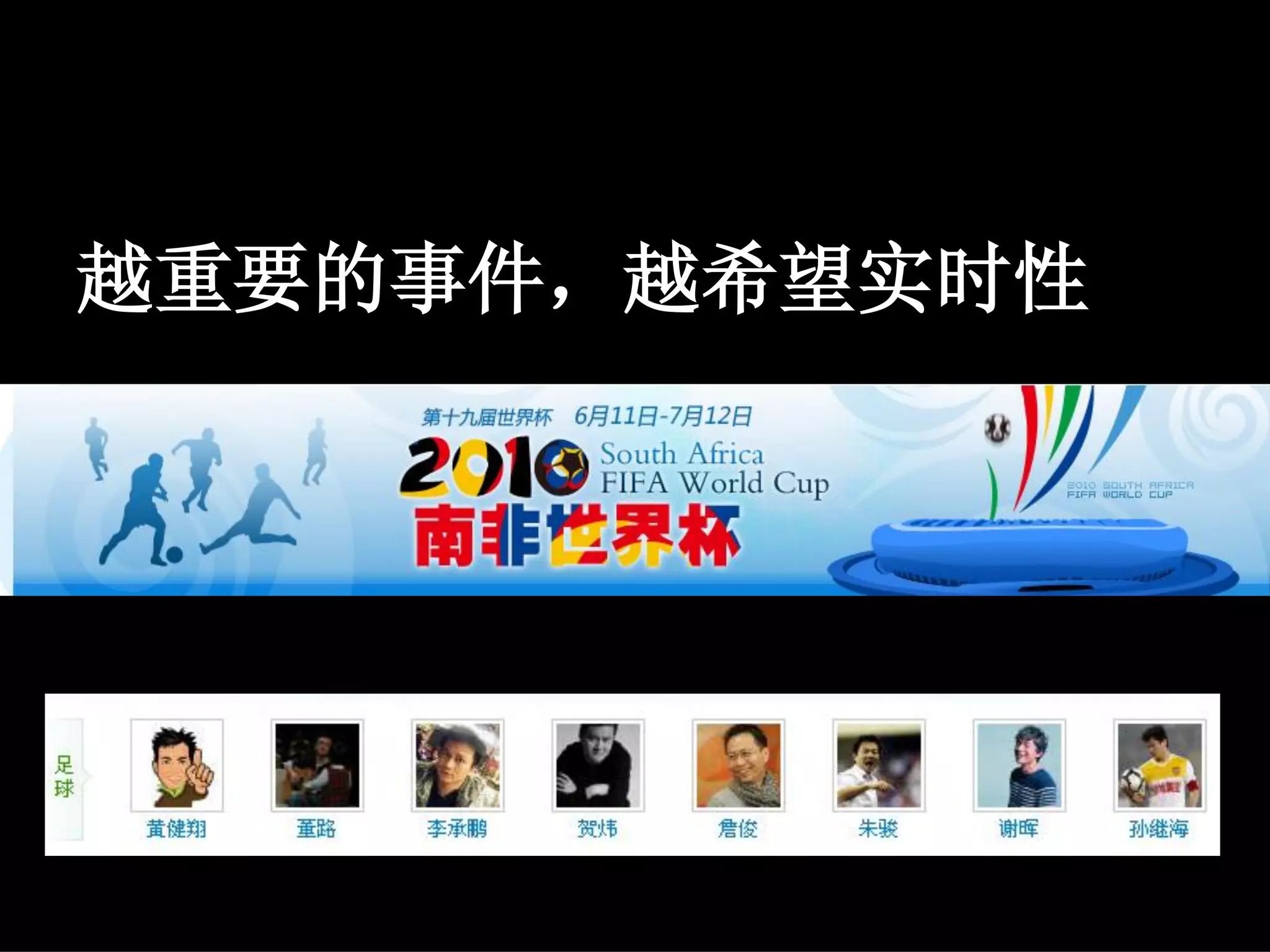 越重要的事件，越希望实时性
 