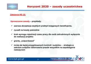 A. galik program horizon 2020 Slide 20