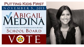 Abigail Medina for School Board