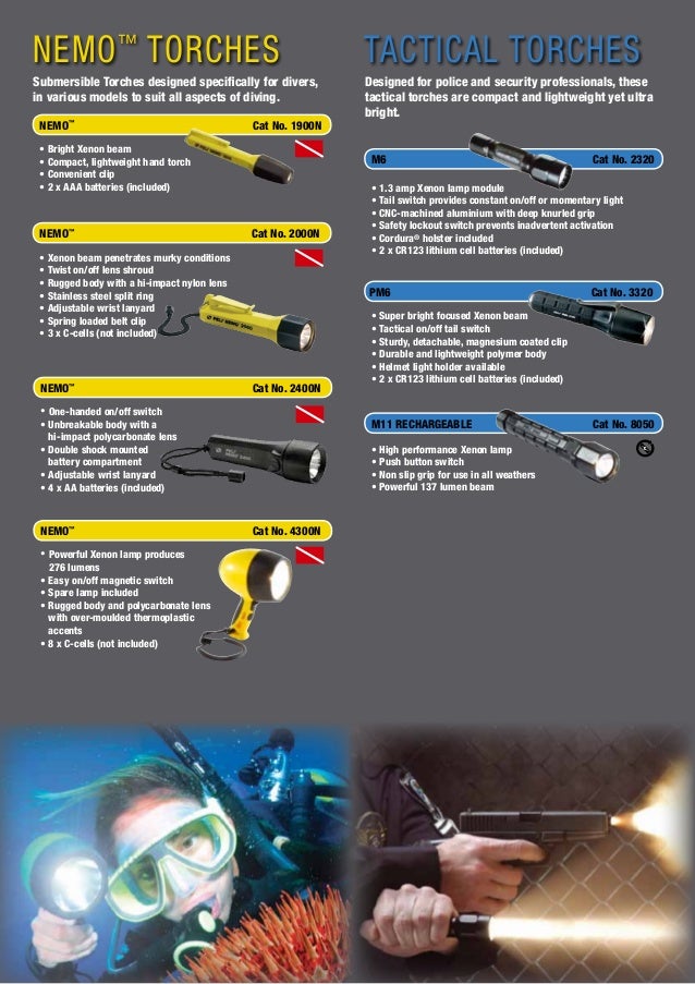 Peli Torches Hazardous Area Zone 1 Zone 2 ATEX Torches
