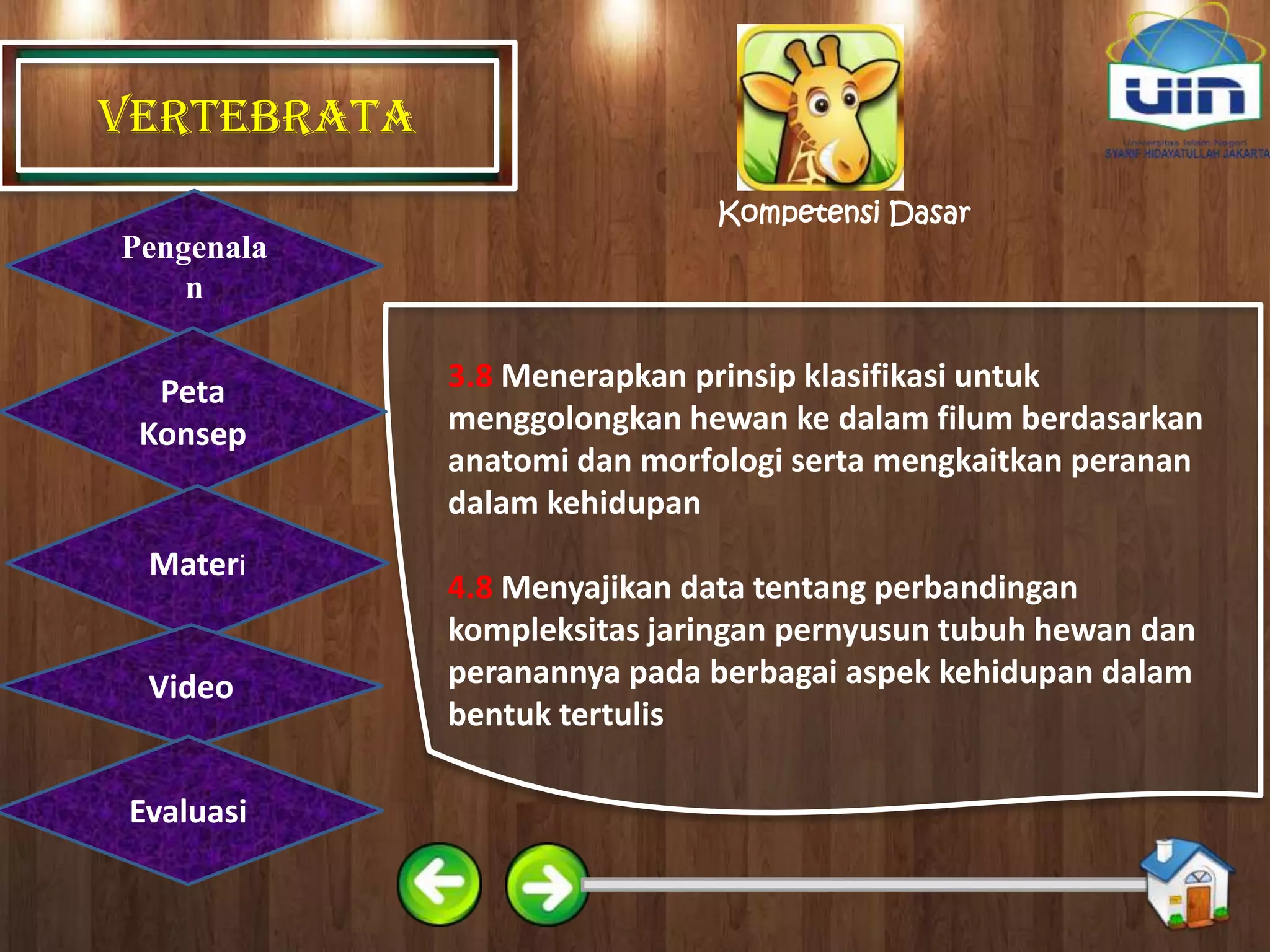 Ppt Vertebrata | PPTX
