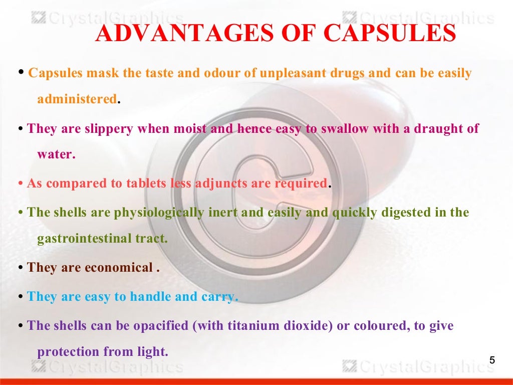 QUALITY CONTROL OF CAPSULES