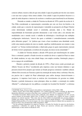 contexto urbano, trazem a ideia de que uma cidade é capaz de guardar por trás dos seus muros 
e em suas ruas e praças vári...