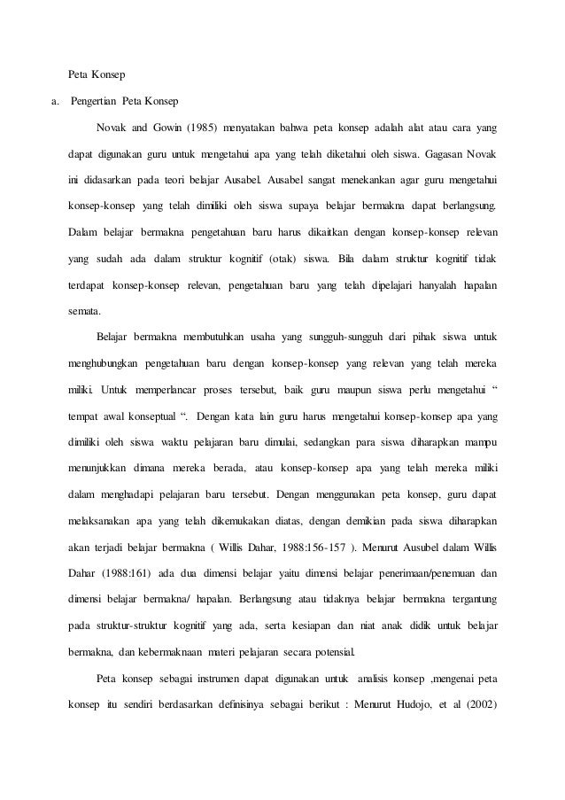 Peta Indonesia Jelaskan Pengertian Peta Konsep Menurut