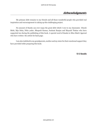 GATE EC BY RK Kanodia
www.gatehelp.com
 