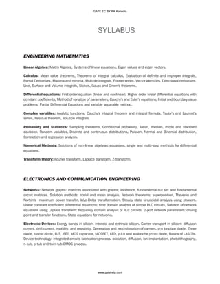 GATE EC BY RK Kanodia
www.gatehelp.com
 