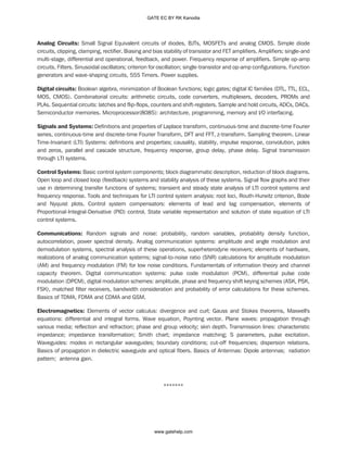 GATE EC BY RK Kanodia
www.gatehelp.com
 