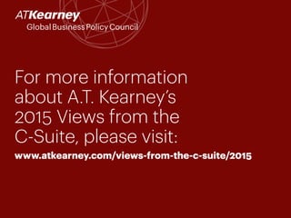 Views from the C-Suite 2015 | A.T. Kearney