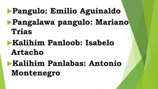 Isabelo Atacho A.P 5 himagsikan | PPTX
