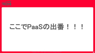 Copyrig ht © 2017 Yahoo Japan Corporation. All Rig hts Reserved.
52
ここでPaaSの出番！！！
 