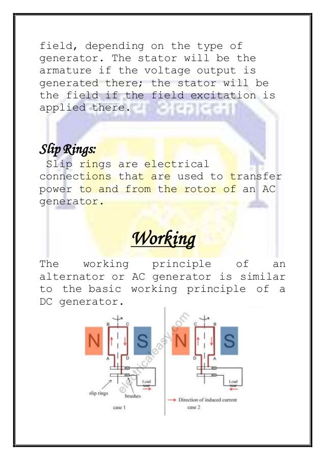 A. c. generator by sujay class 12th
