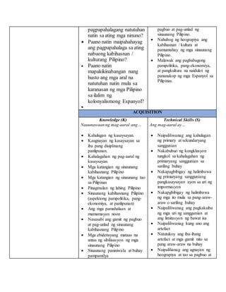 Unit Plan Of Grade 7