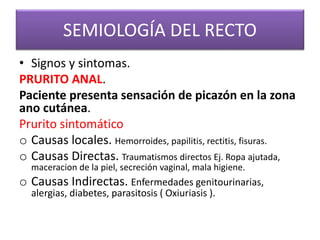 SEMIOLOGIA INTESTINO DELGADO Y GRUESO | PPTX
