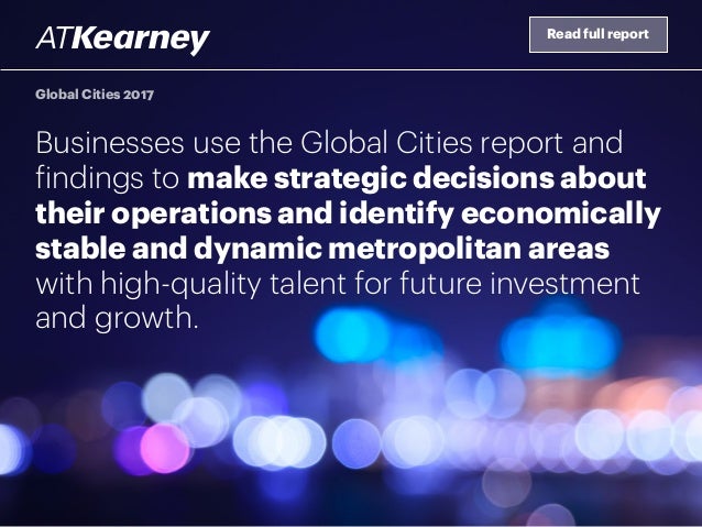 at kearney global city index 2017 at kearney global city index 2017