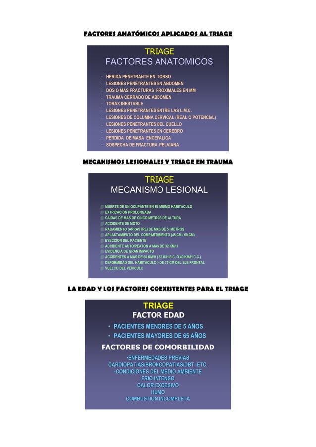 EL A B C D E DEL TRAUMA Y ALGO M S