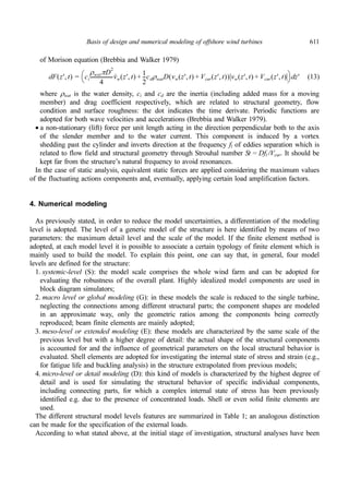 Basis of design and numerical modeling of offshore wind turbines | PDF