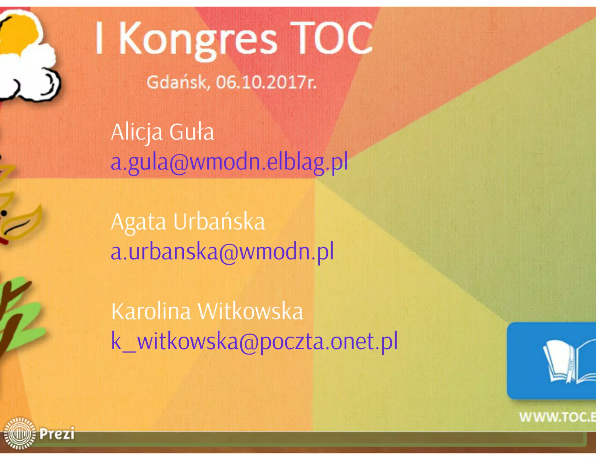 Kuferek Tajemnic - I Kongres TOC - Gdańsk 06.10.17