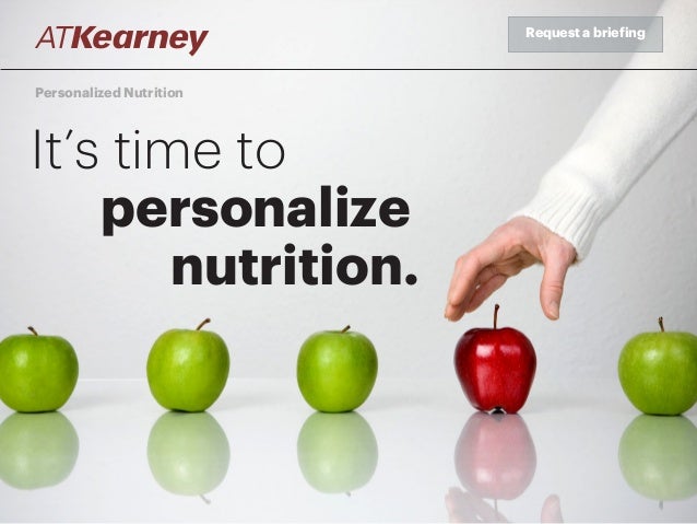 a t kearney personalized nutrition