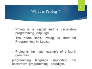 Introduction to Prolog | PPT
