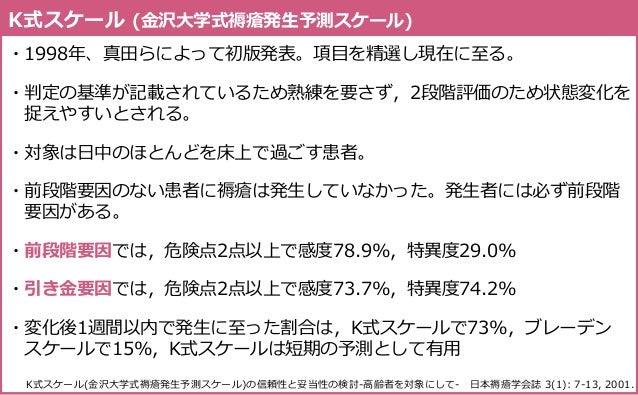 褥瘡の評価と実践 Assessment Practice Of Pressure Ulcer