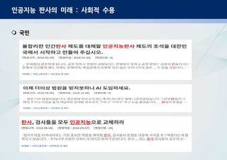 인공지능 판사의 미래 : 사회적 수용
m 국민
 