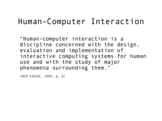 applied human computer interaction week 5 yan ke - ppt... POLITEKNIK MALAYSIA | PPT