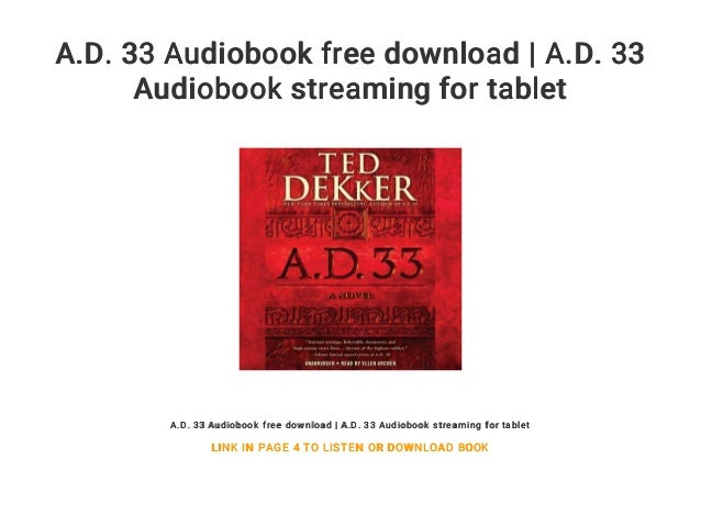 A Novel 33 A.D