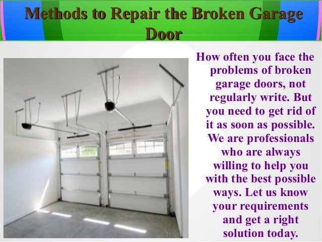 A 1 Garage Door Company In Your Services