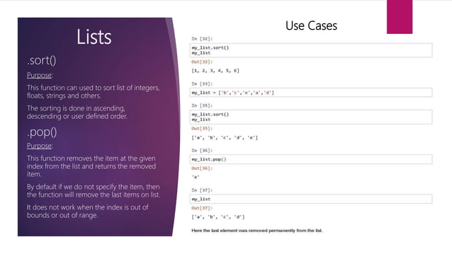 Python Built-in Functions and Use cases | PPT