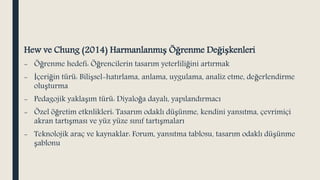 HARMANLANMIŞ ÖĞRENME ORTAMLARI