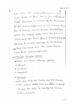 BASIC CONCEPTS OF DATA NETWORKS AND PROTOCOLS (PART - 1)