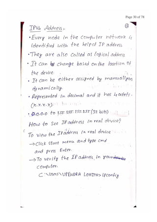 BASIC CONCEPTS OF DATA NETWORKS AND PROTOCOLS (PART - 1)