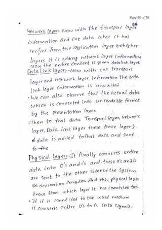 BASIC CONCEPTS OF DATA NETWORKS AND PROTOCOLS (PART - 1)