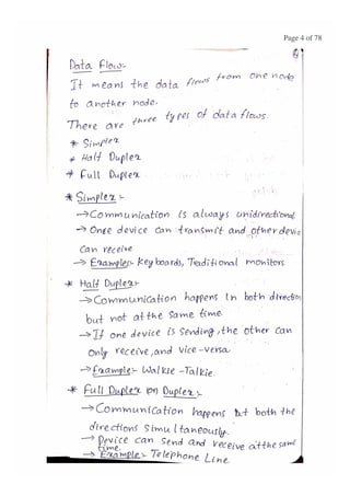 BASIC CONCEPTS OF DATA NETWORKS AND PROTOCOLS (PART - 1)