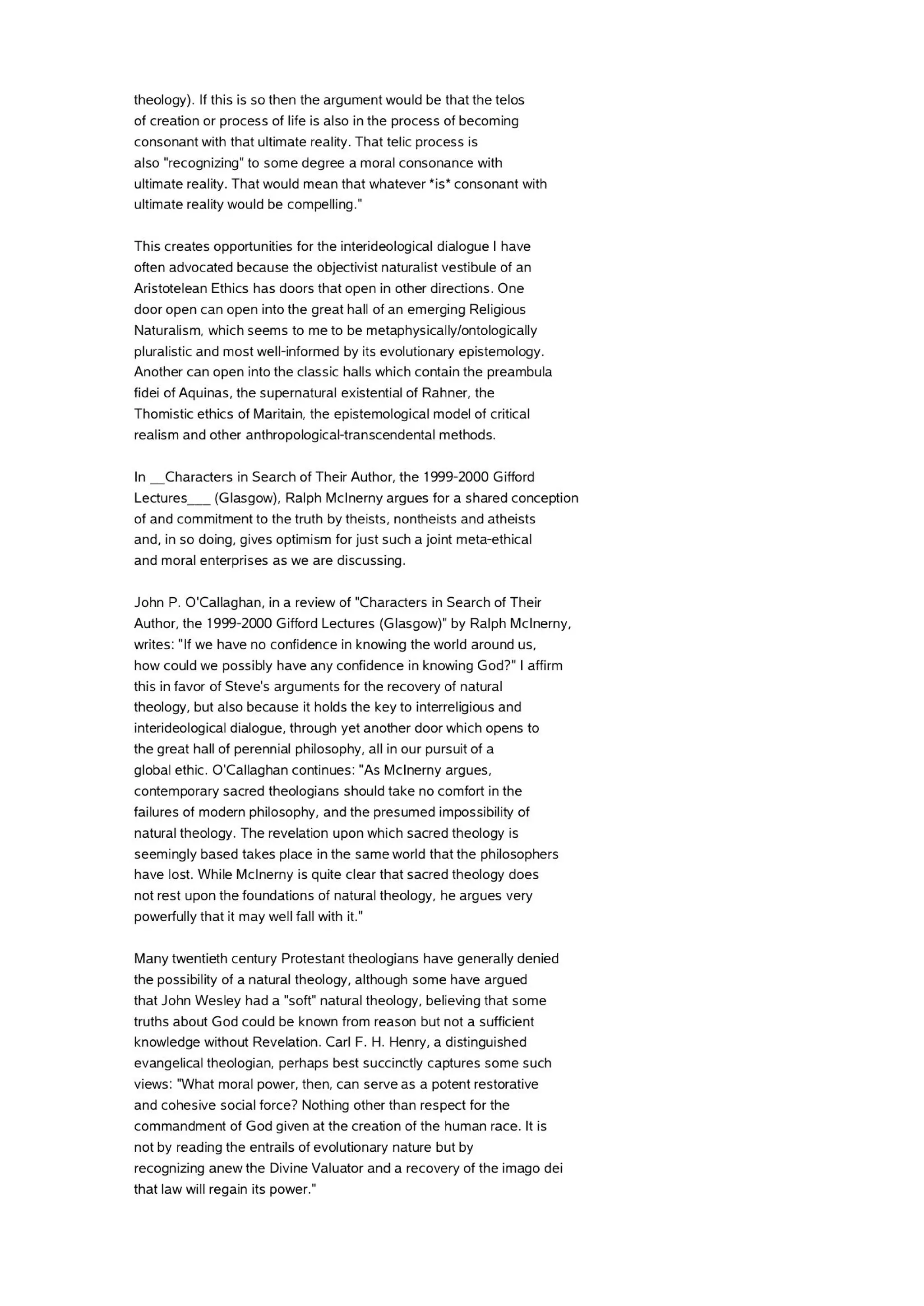 A more compelling morality