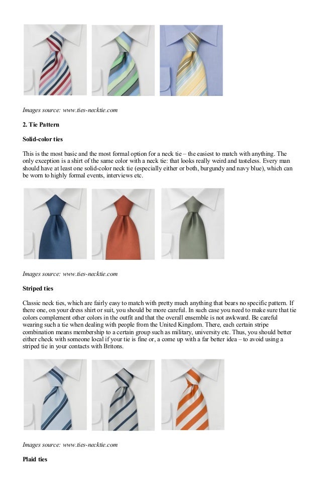 A neck tie for business purposes