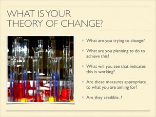 A theory of change #lupgceict