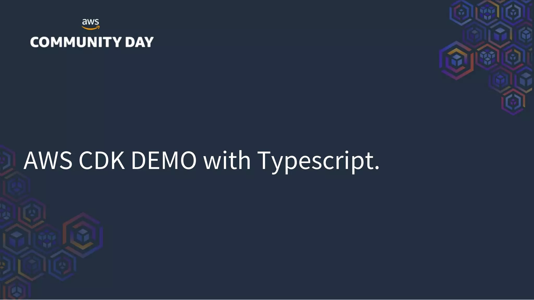 AWS CDK DEMO with Typescript.
 