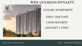 Picture of details of Gulshan dynasty luxury flat sector 144 noida | PPTX